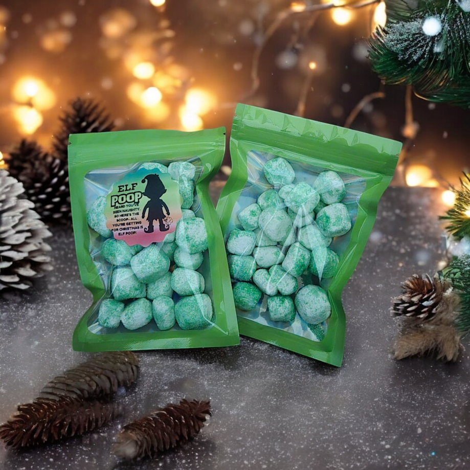 FREEZE DRIED CANDY Elf Treats, Peeps, Berry Moons and Sour Marshmallows