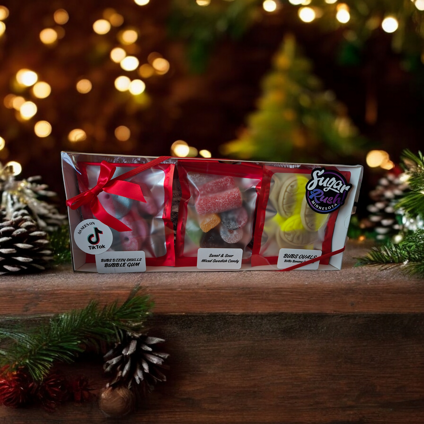 Christmas Sampler Box, Swedish Candy , Bubs Candy