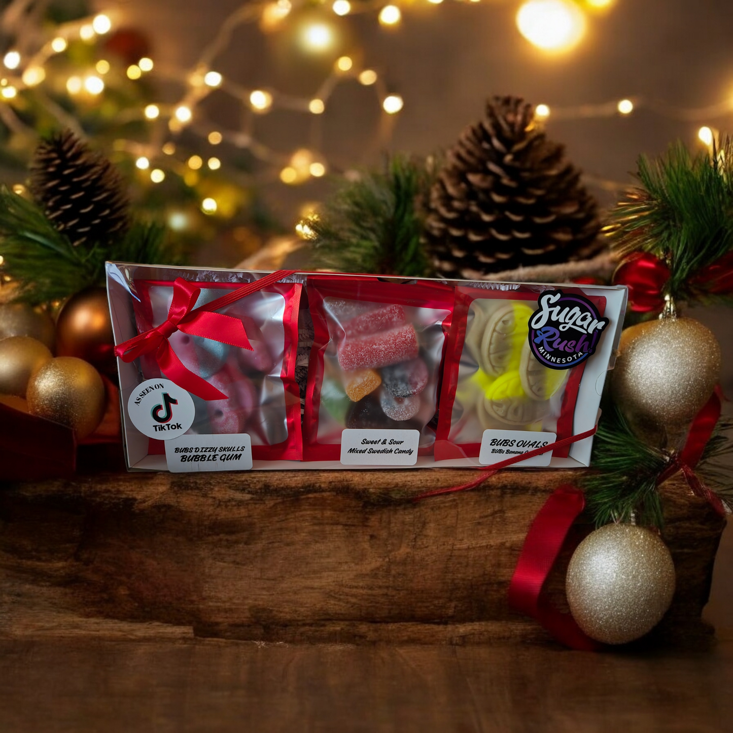 Christmas Sampler Box, Swedish Candy , Bubs Candy