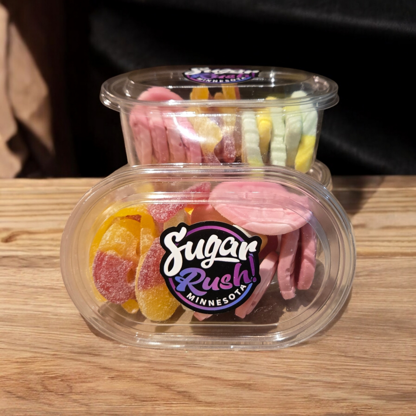 Bubs, Ovals Swedish Candy 8oz Container.