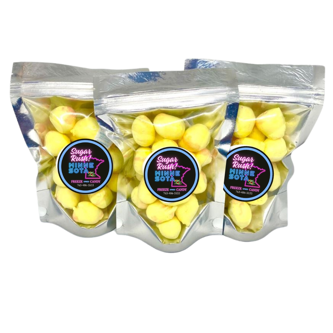 FREEZE DRIED CANDY,  BANANA TAFFY PUFFS